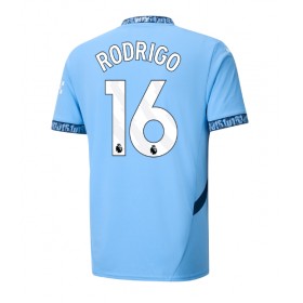 Manchester City Rodri Hernandez #16 Hemmakläder 2024-25 Kortärmad